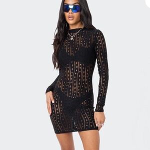 Edikted mesh mini dress